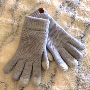 Reach Star Gray Women’s Gloves (with Smartphone Touch Finger Tips)